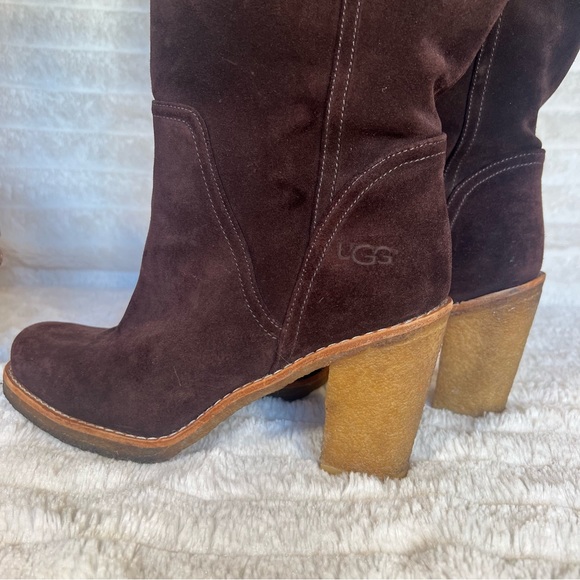 UGG Josie Boots Convertible Dark
Brown Suede 9.5 - Picture 3 of 10